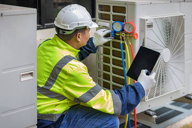 Professional Hvac technician working in Sulphur, OK